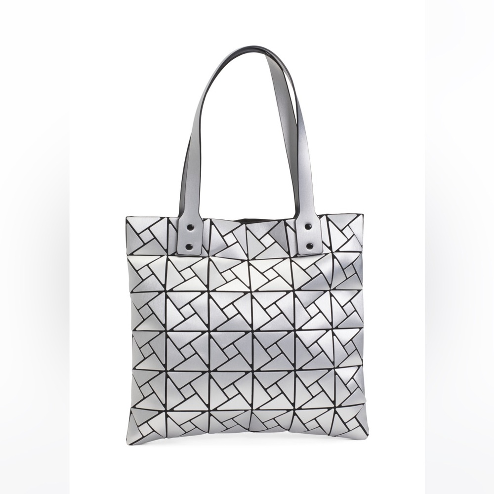 NEW PATRIZIA LUCA Geometric Northwest Tote Silver